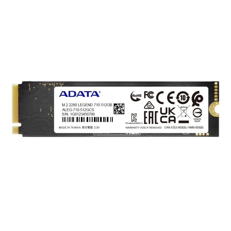 SSD NVME ADATA LEGEND 710 512GB PCIE GEN3