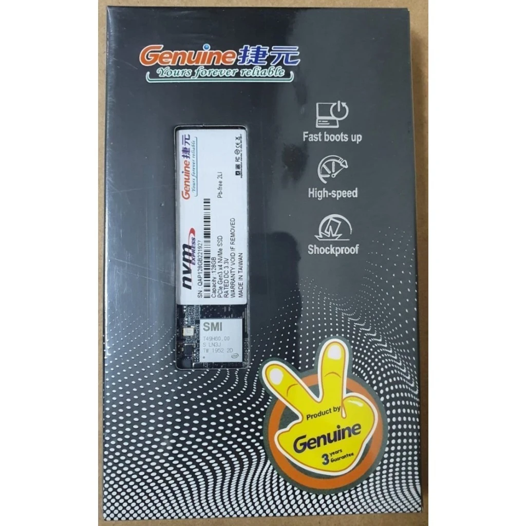 SSD NVME 128GB GENUINE