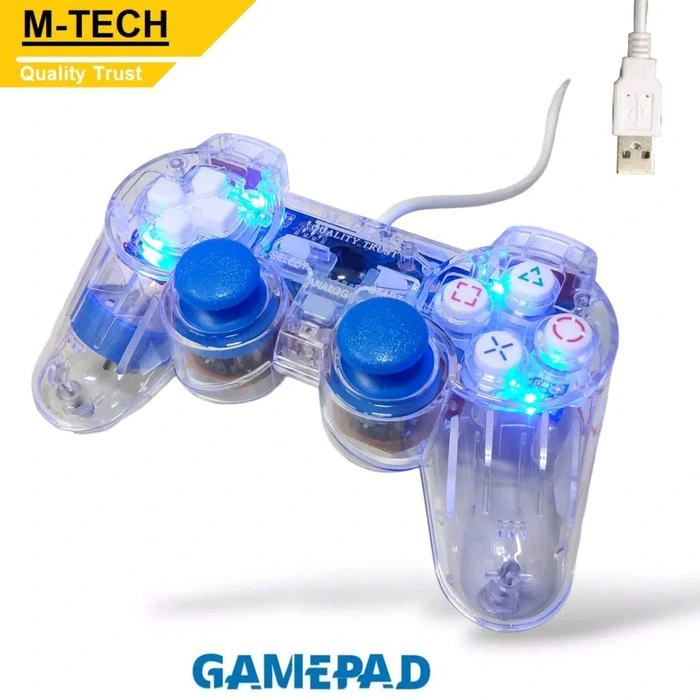GAMEPAD SINGLE M-TECH MT-830S TRANSPARAN